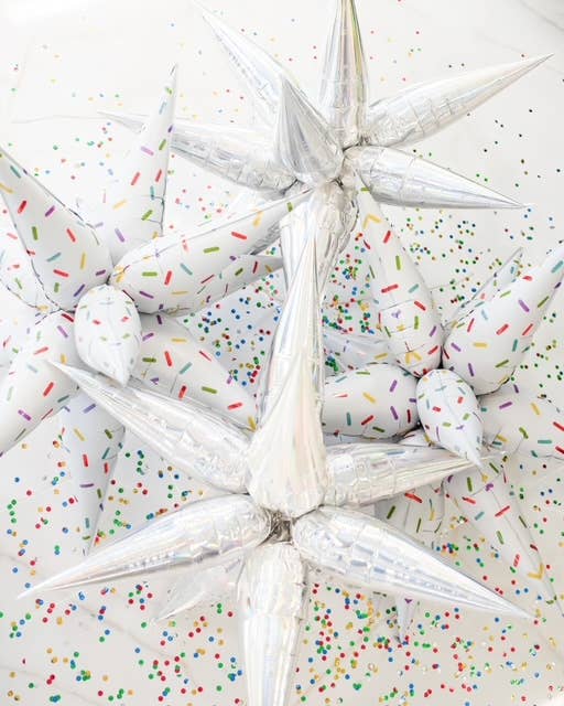 Sprinkle Starburst Balloon 40"