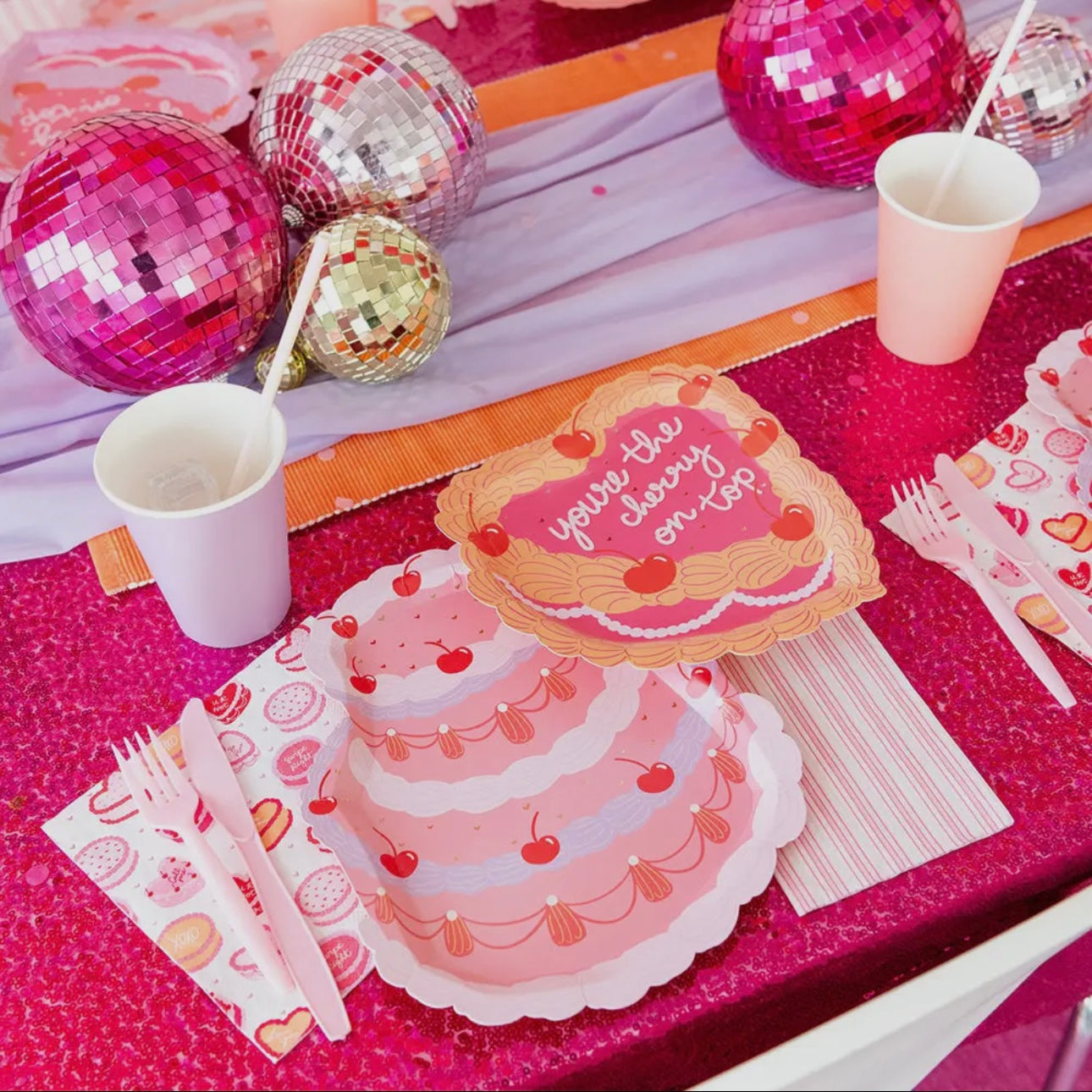 You’re the Cherry On Top Dessert Plates