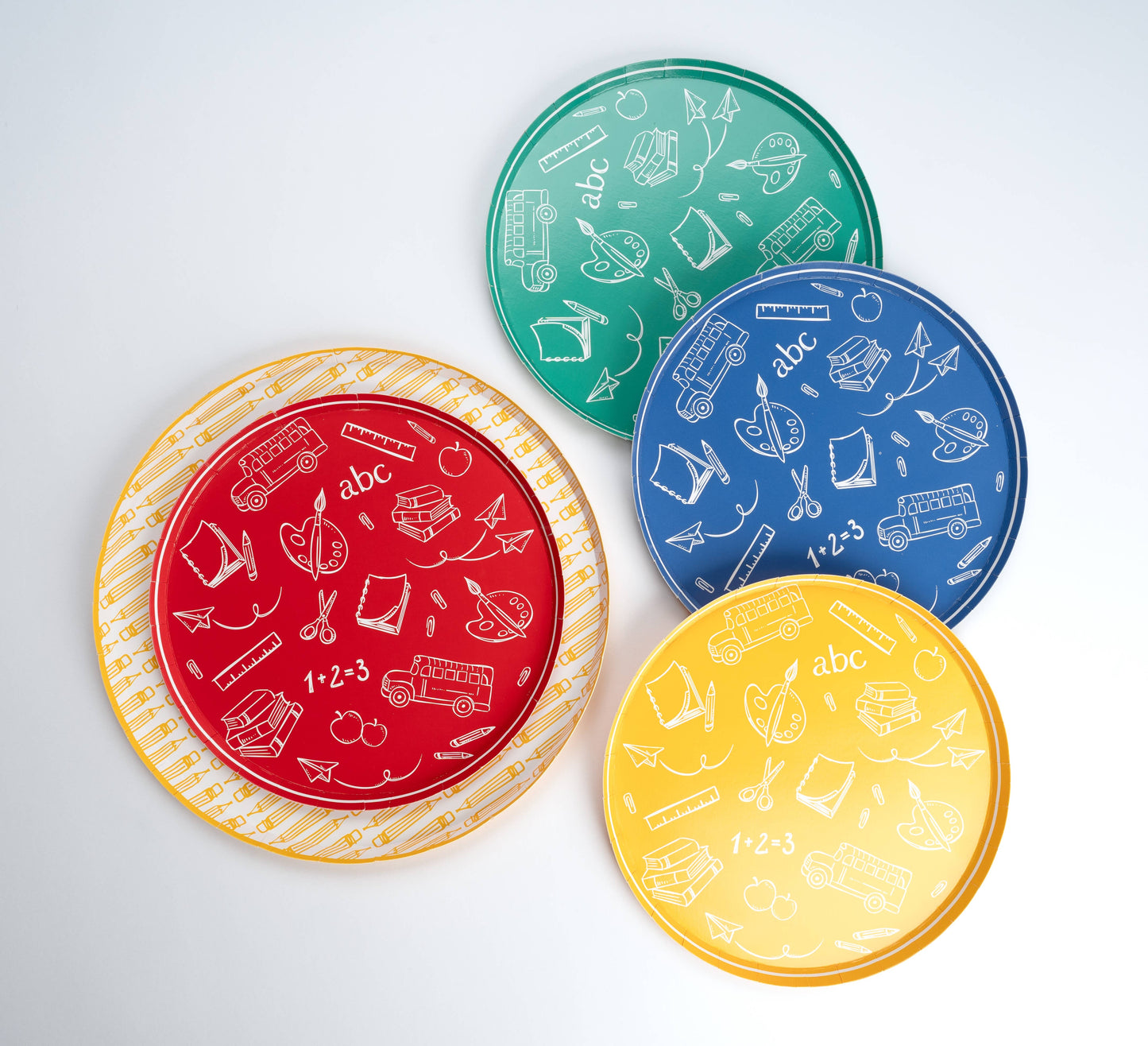 BTS-School Days Assorted Icon Dessert Paper Plates