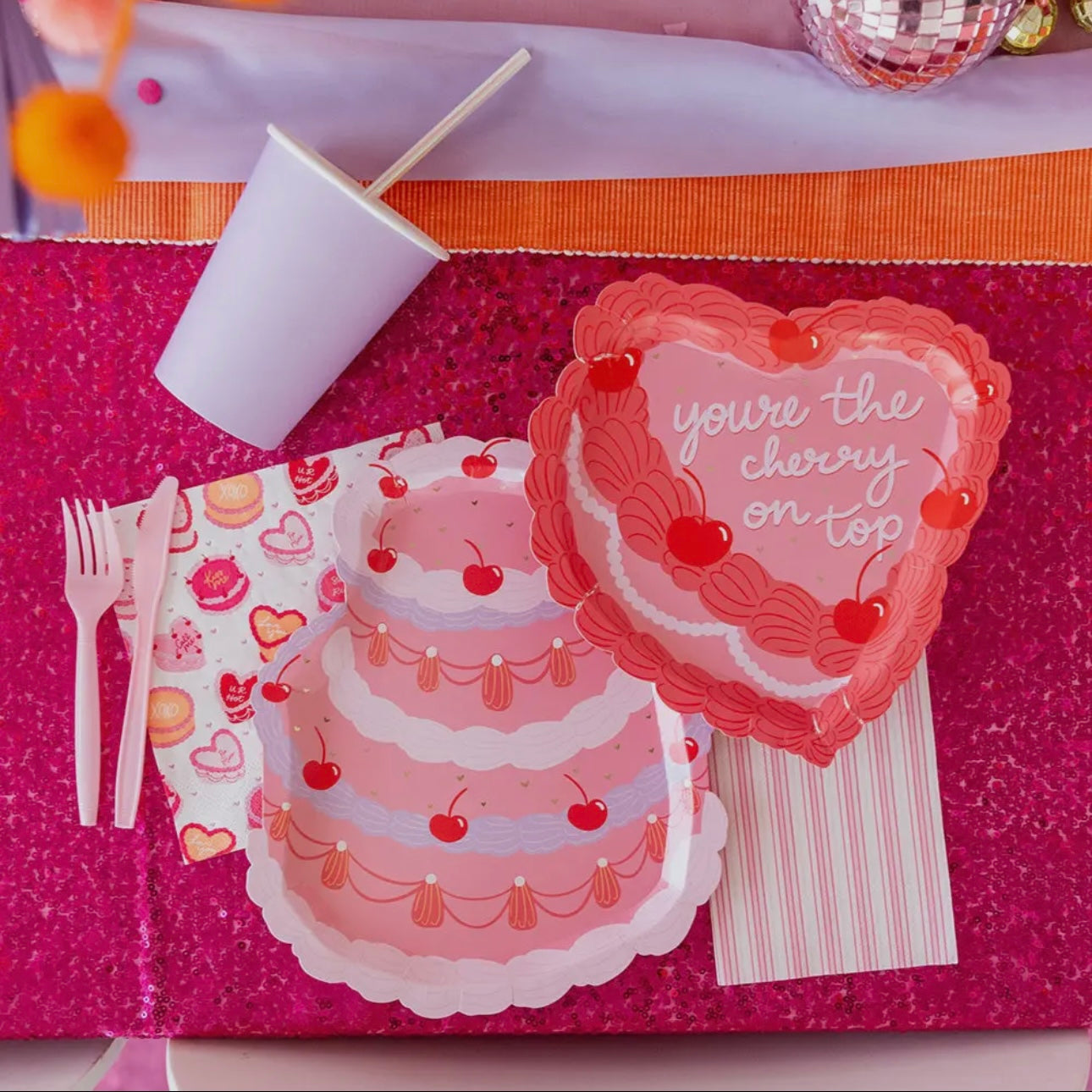 You’re the Cherry On Top Dessert Plates