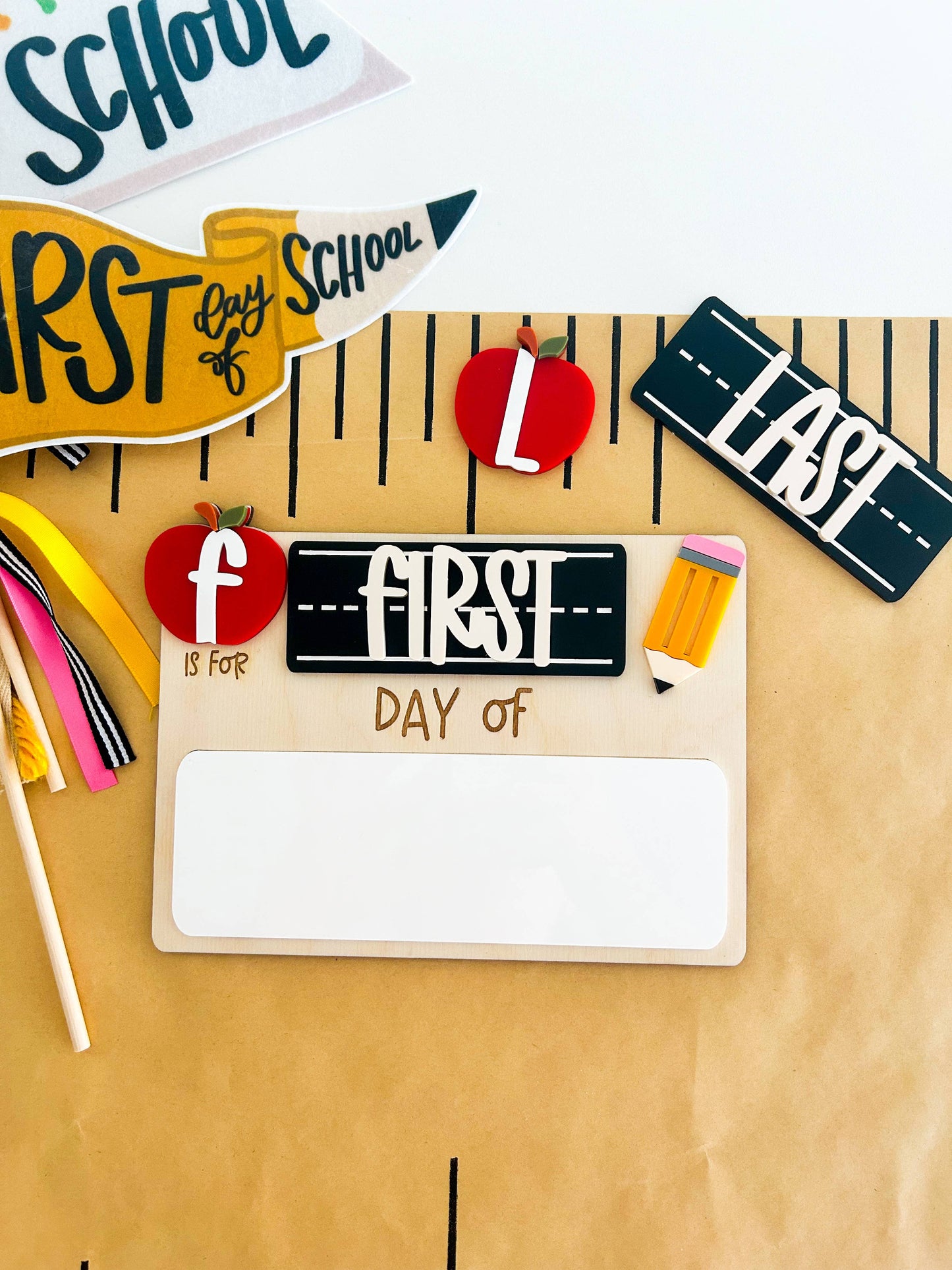 BTS-Chalkboard First/Last Day Whiteboard