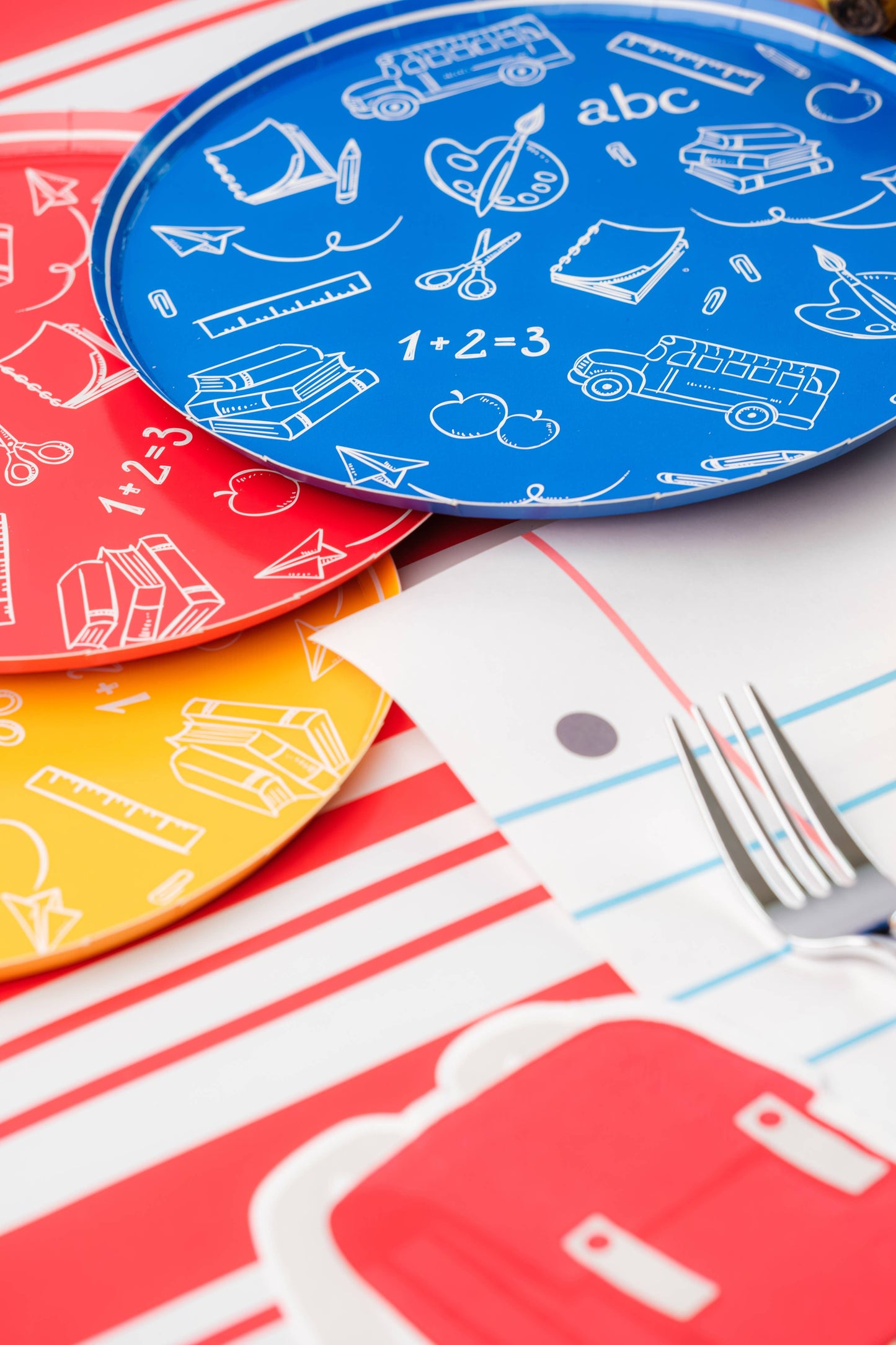 BTS-School Days Assorted Icon Dessert Paper Plates