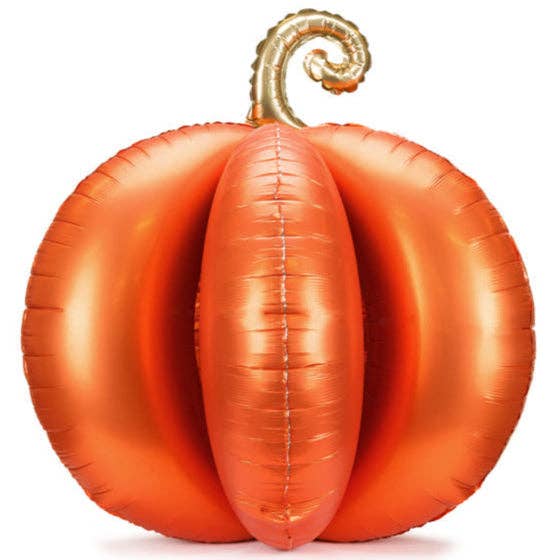 Standing Pumpkin 3D Foil Balloon 35 in.
