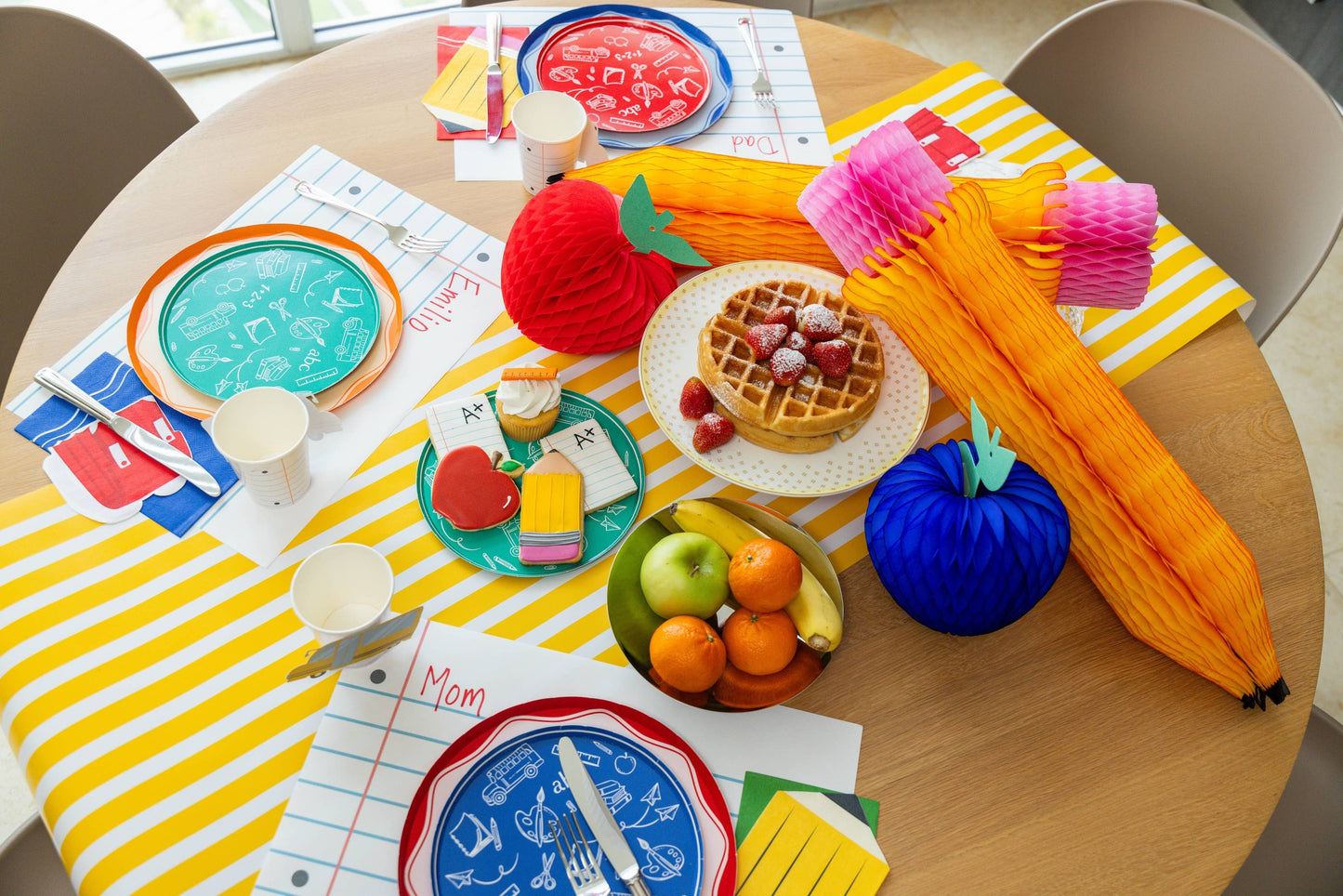 BTS-No. 2 Pencils Dinner Paper Plates