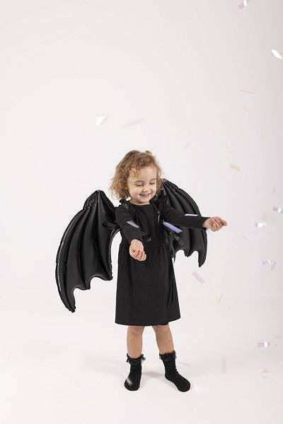 Matte Bat Wings Foil Balloon 33 in. PartyDeco USA