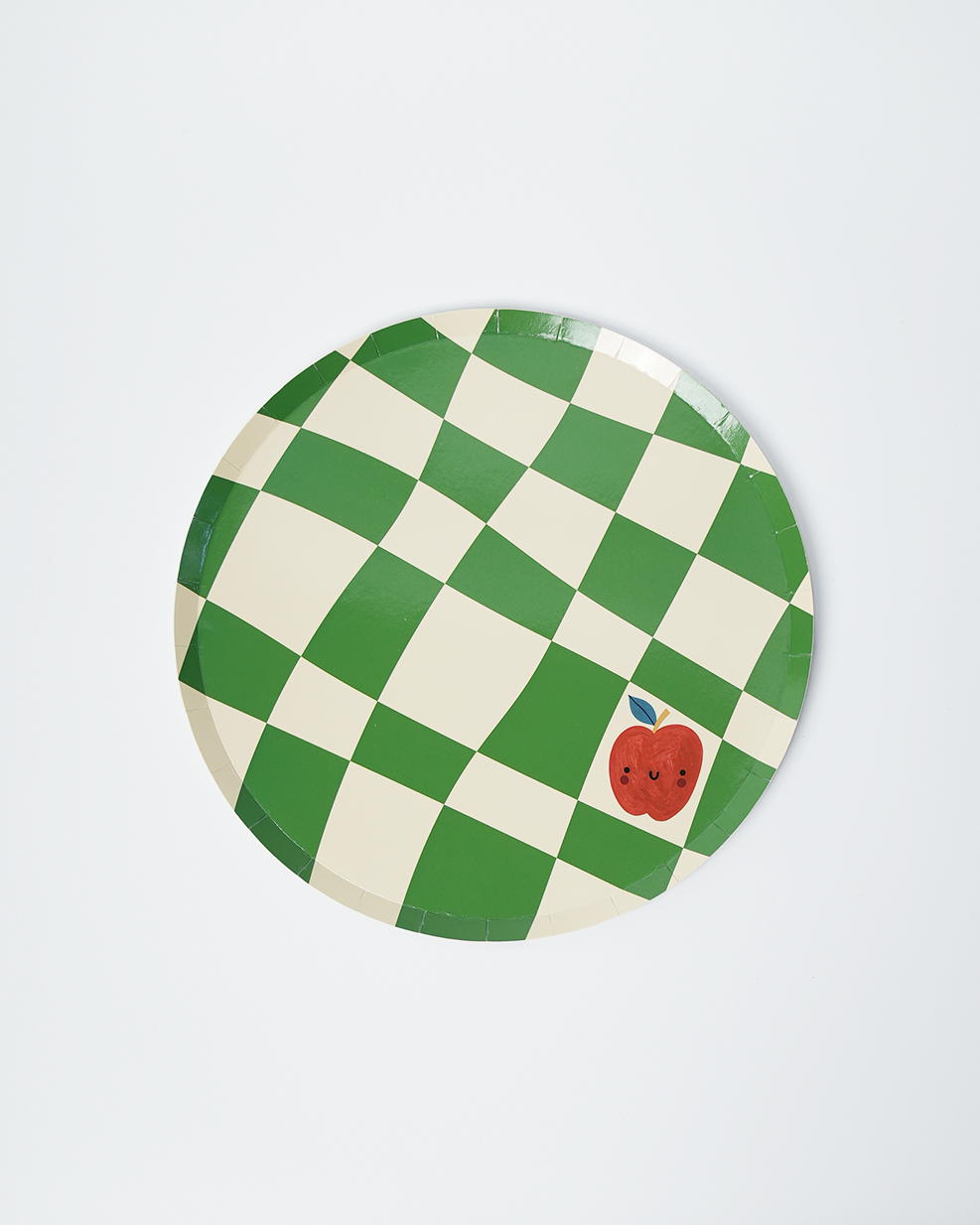 Little Chef Checkered Paper Plates (x 12)