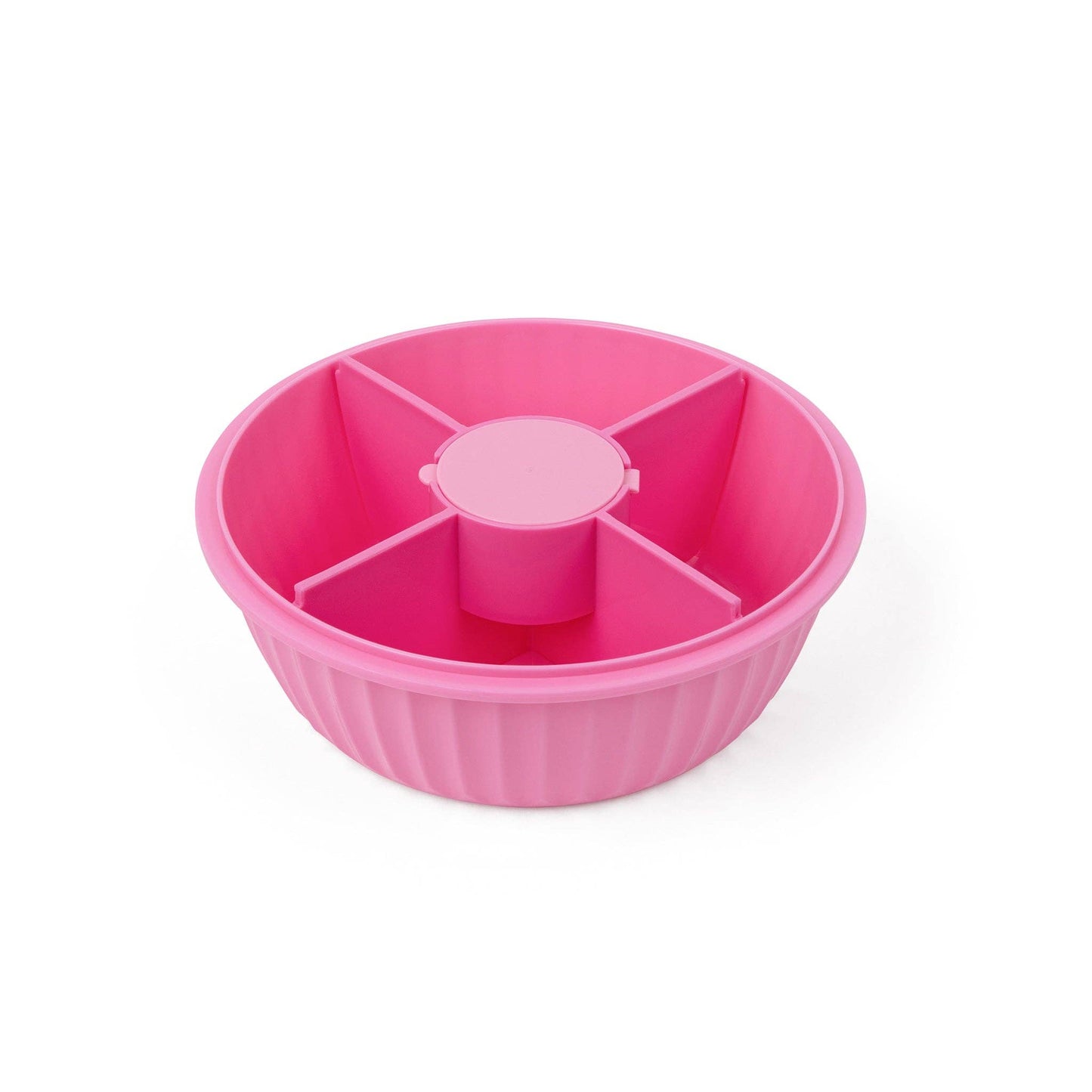 Poke Bowl with 4 Part Divider - Guava Pink