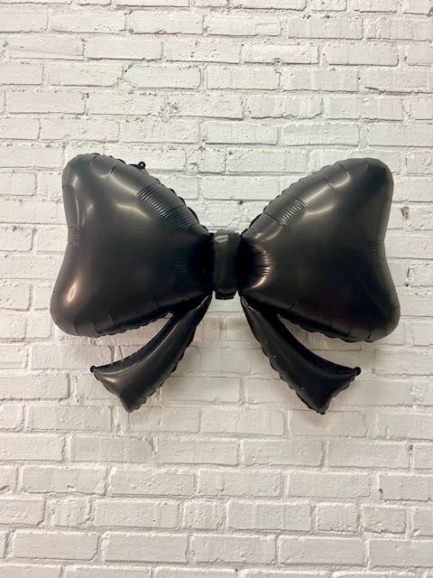 Black Bow Balloon 40"