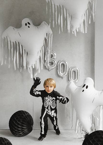 Ghost with Tassels Foil Balloon 37 in. PartyDeco USA