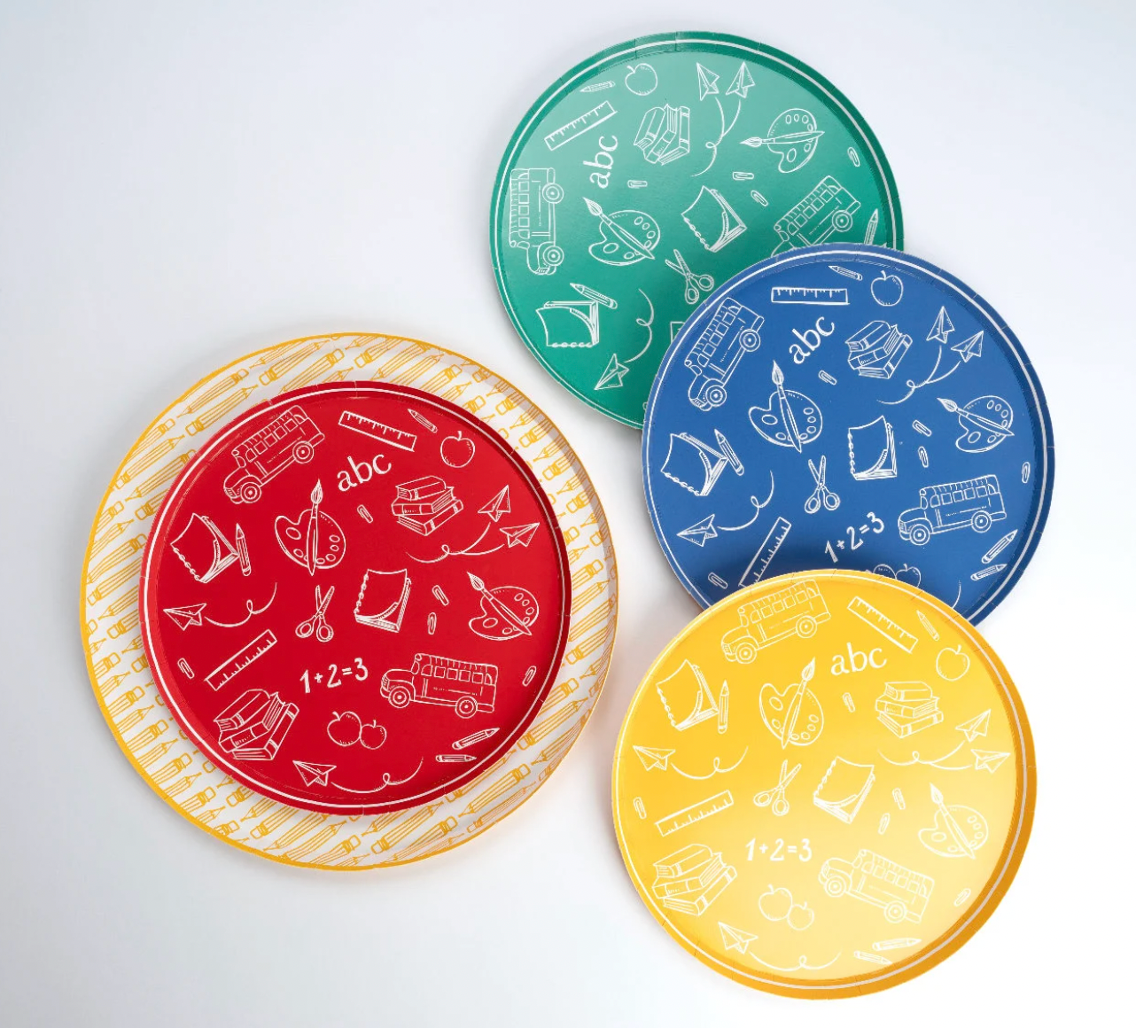 BTS-No. 2 Pencils Dinner Paper Plates