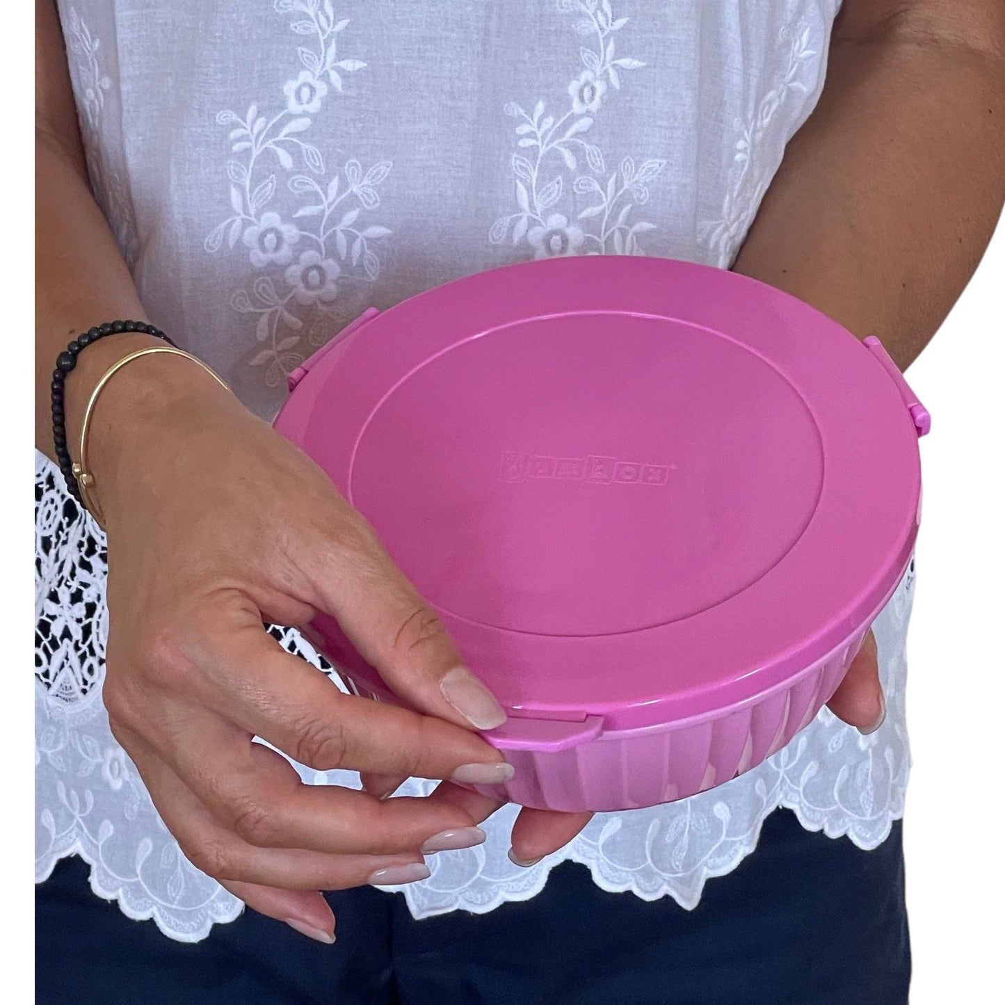 Poke Bowl with 4 Part Divider - Guava Pink