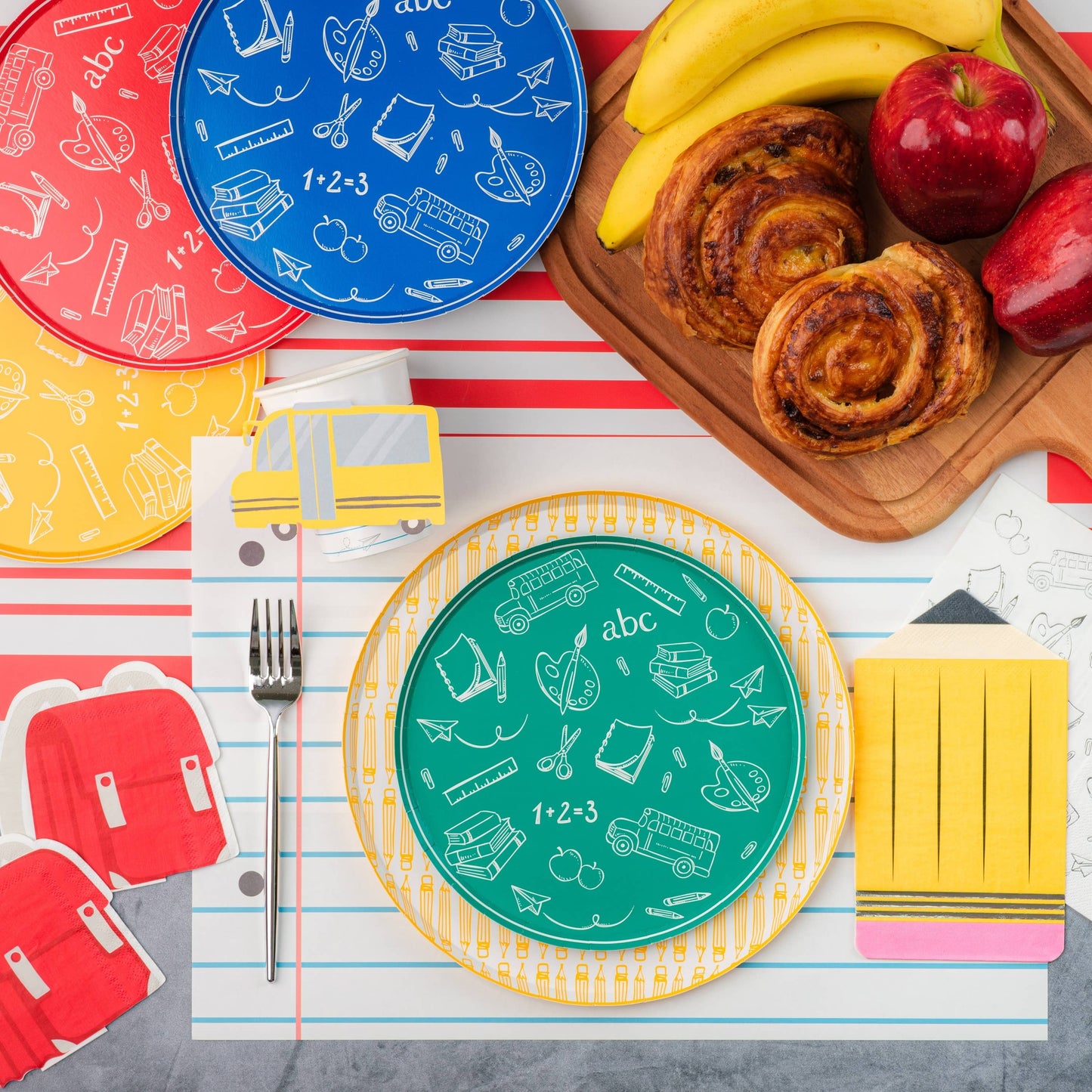BTS-No. 2 Pencils Dinner Paper Plates