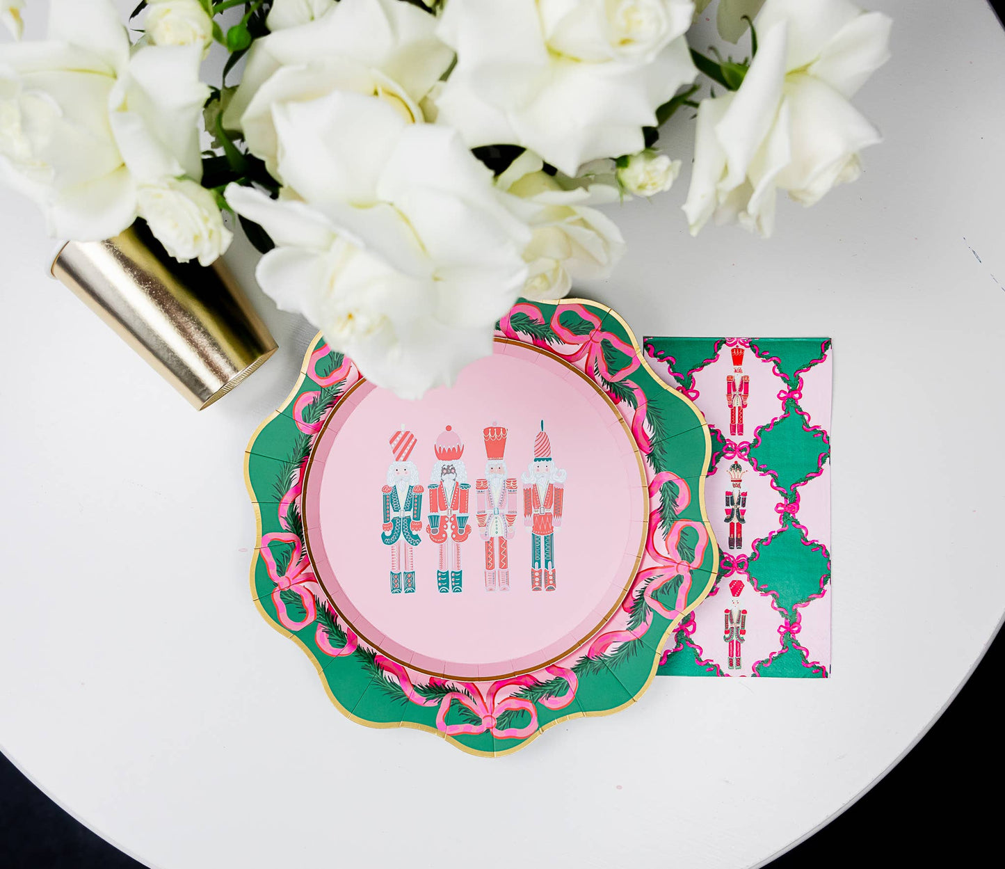 BONJOUR FÊTE X ONE & ONLY PAPER NUTCRACKER SMALL PLATES