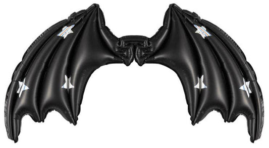 Matte Bat Wings Foil Balloon 33 in. PartyDeco USA