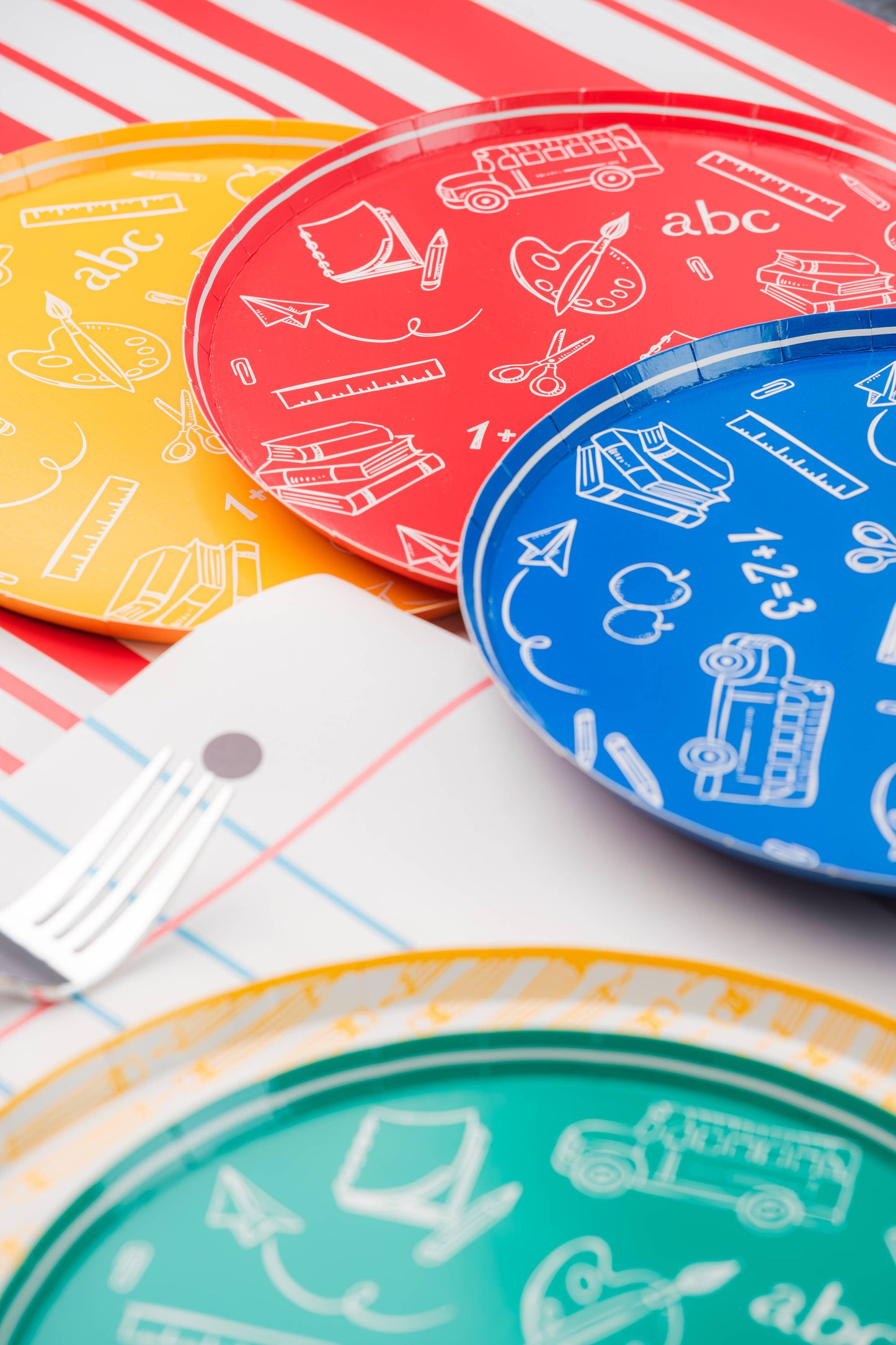 BTS-No. 2 Pencils Dinner Paper Plates