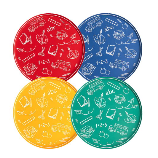 BTS-School Days Assorted Icon Dessert Paper Plates