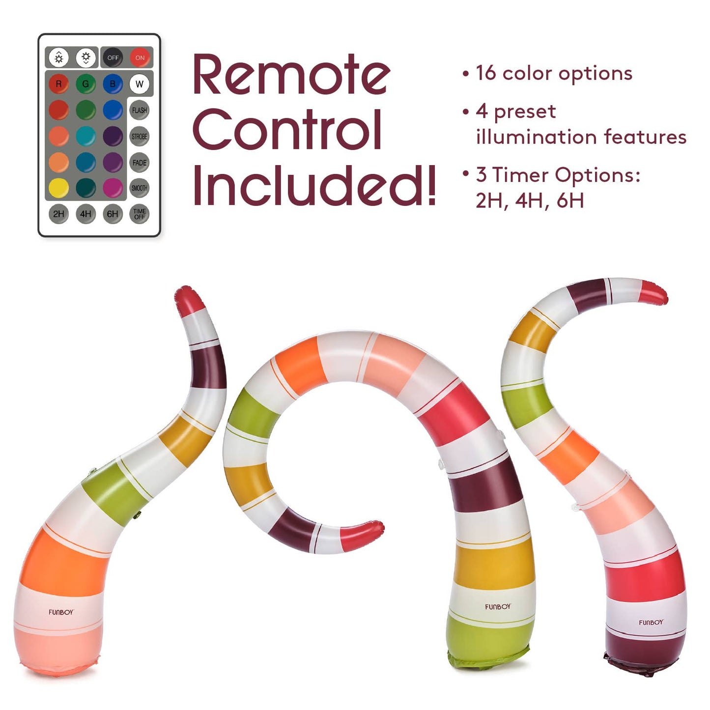 Colorful Halloween Lawn Snakes